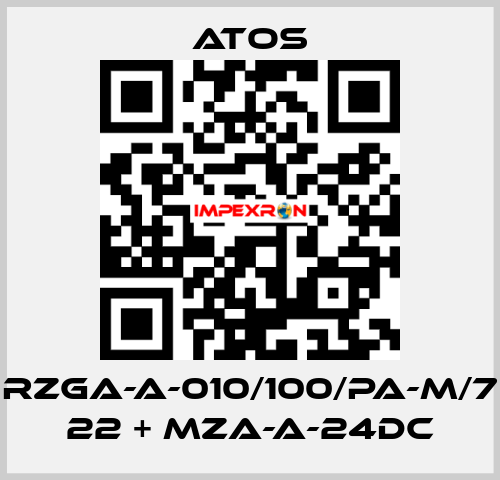 RZGA-A-010/100/PA-M/7 22 + MZA-A-24DC Atos