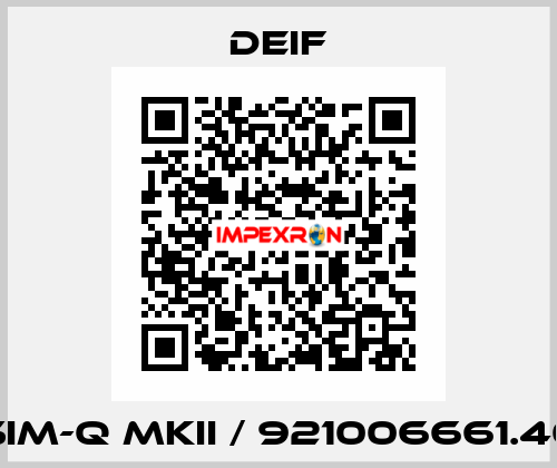 SIM-Q MKII / 921006661.40 Deif