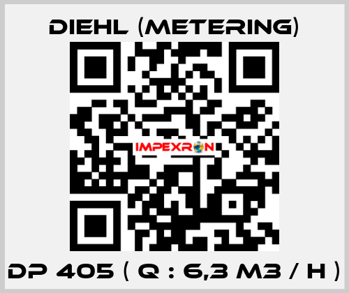 DP 405 ( Q : 6,3 M3 / H ) Diehl (Metering)