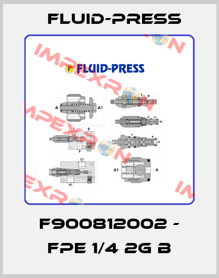 F900812002 - FPE 1/4 2G B Fluid-Press