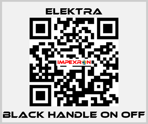 BLACK HANDLE ON OFF ELEKTRA