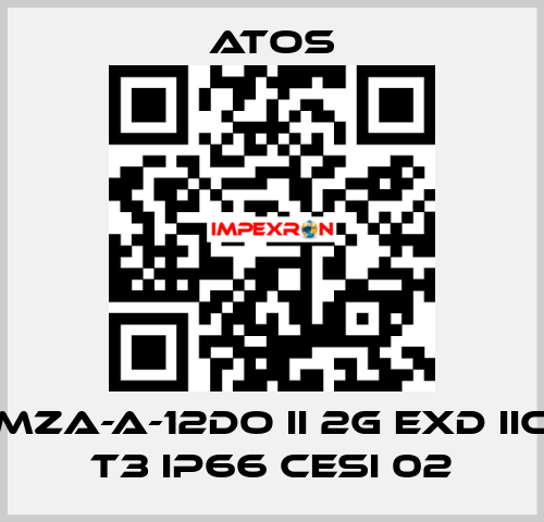 MZA-A-12DO II 2G Exd IIC T3 IP66 CESI 02 Atos