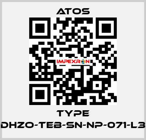 Type DHZO-TEB-SN-NP-071-L3 Atos