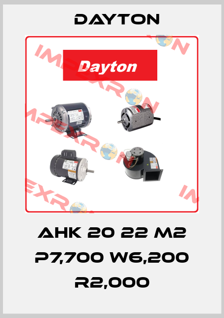 AHK20 S22 P7.7 W6.2R2 M2X2 DAYTON