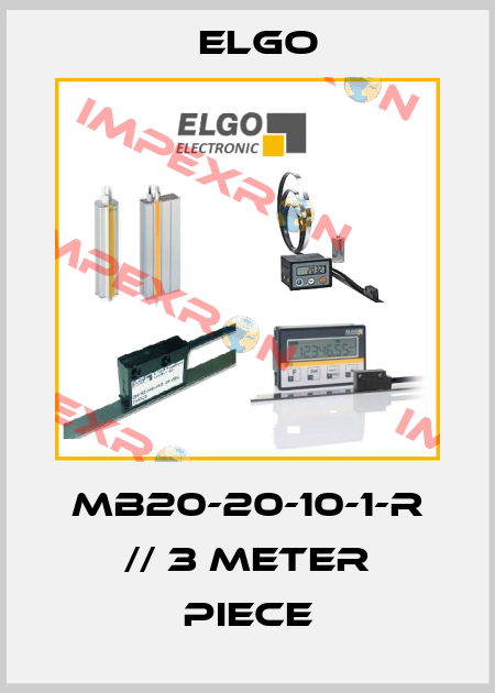 MB20-20-10-1-R // 3 meter piece Elgo