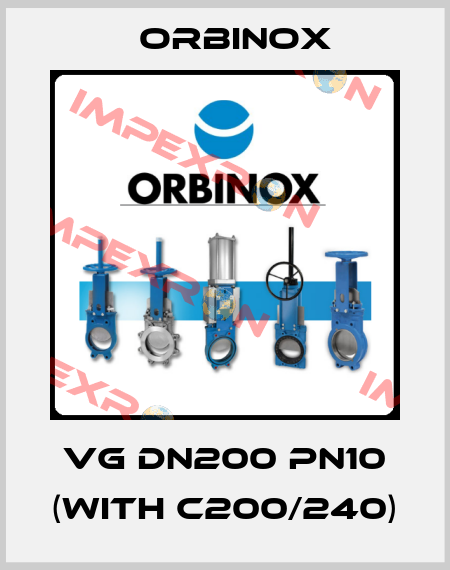 VG DN200 PN10 (with C200/240) Orbinox