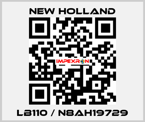 LB110 / N8AH19729 New Holland