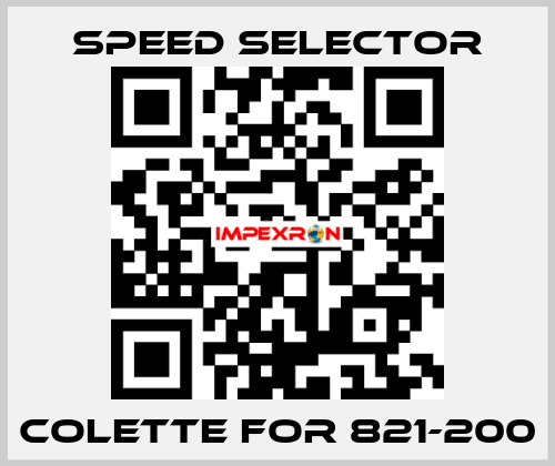 colette for 821-200 Speed Selector
