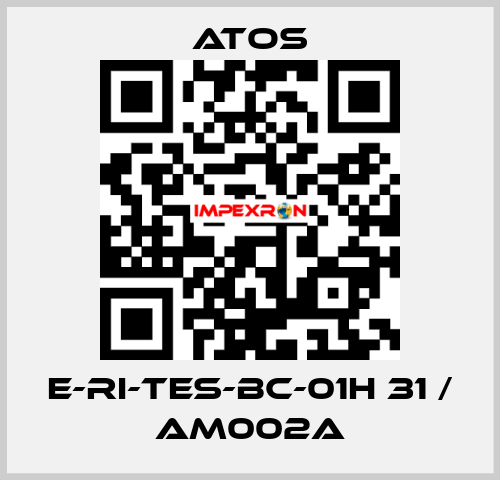 E-RI-TES-BC-01H 31 / AM002A Atos