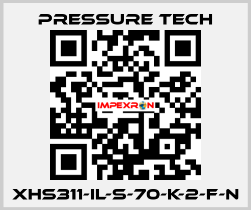 XHS311-IL-S-70-K-2-F-N Pressure Tech