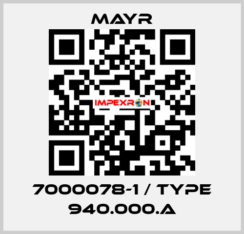 7000078-1 / Type 940.000.A Mayr