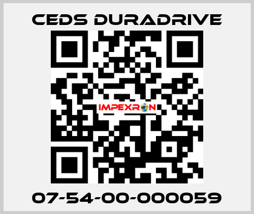 07-54-00-000059 Ceds Duradrive
