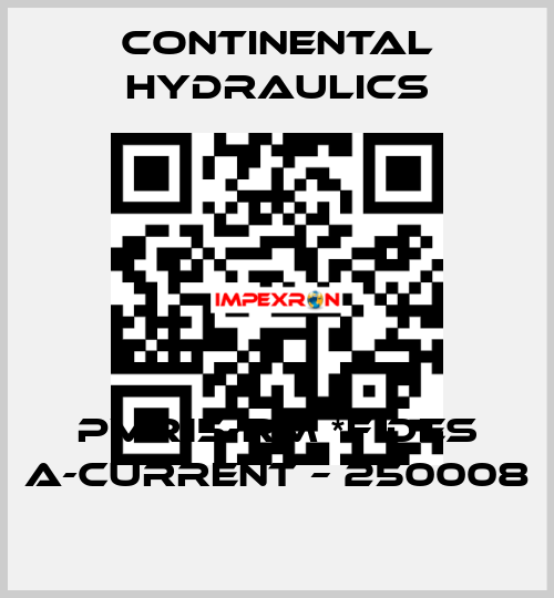 PVR15-RM *F DES A-CURRENT – 250008 Continental Hydraulics