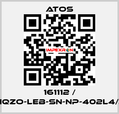 161112 / LIQZO-LEB-SN-NP-402L4/Z Atos