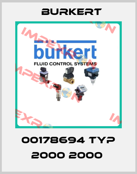 00178694 Typ 2000 2000  Burkert