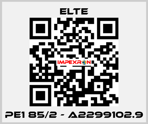 PE1 85/2 - A2299102.9 Elte