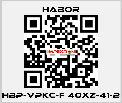 HBP-VPKC-F 40XZ-41-2 Habor