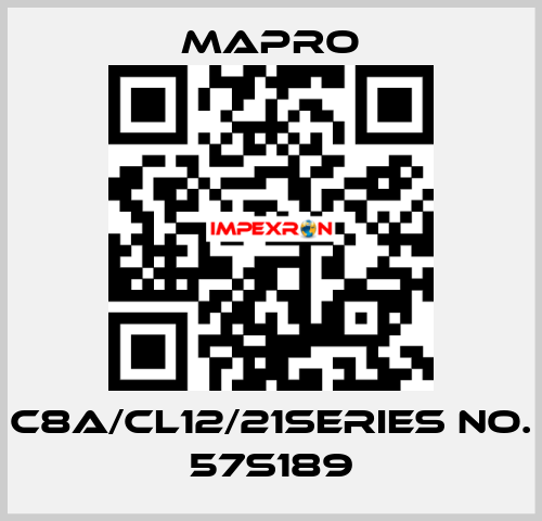C8A/CL12/21Series no. 57S189 Mapro