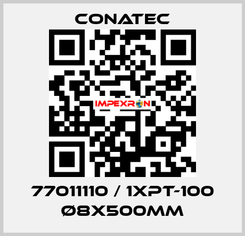 77011110 / 1xPt-100 Ø8x500mm Conatec