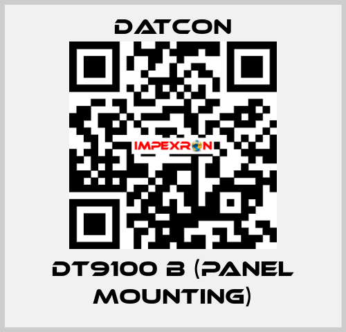 DT9100 B (panel mounting) Datcon