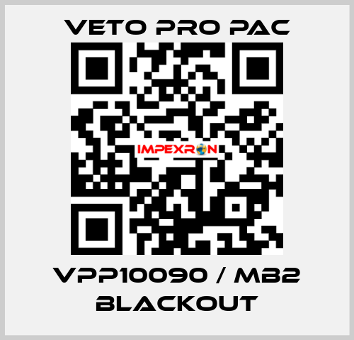 VPP10090 / MB2 BLACKOUT Veto Pro Pac