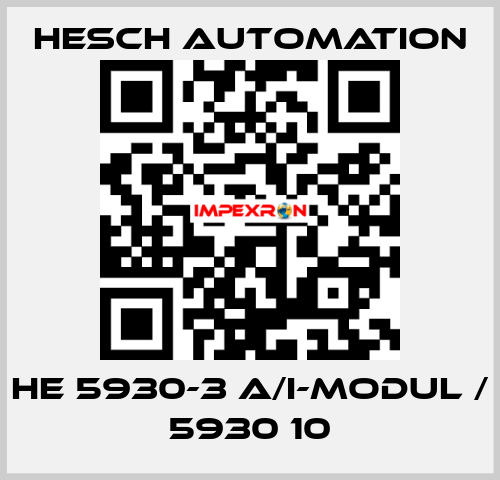 HE 5930-3 A/I-Modul / 5930 10 Hesch Automation