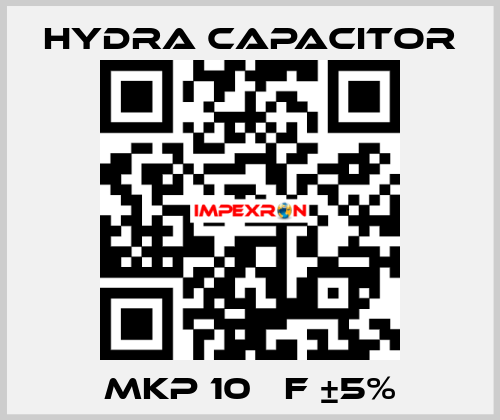 MKP 10 µF ±5% Hydra capacitor