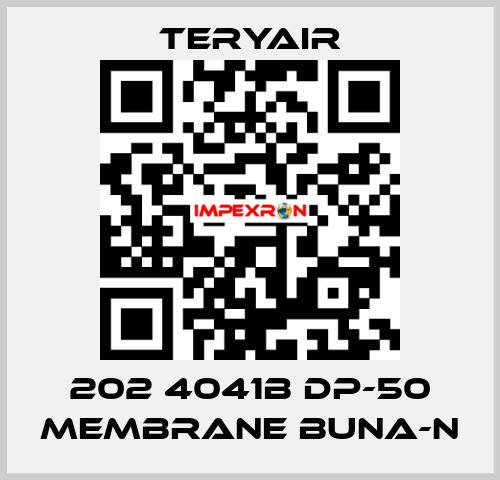 202 4041B DP-50 Membrane Buna-N TERYAIR