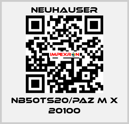 NB50TS20/PAZ M x 20100 Neuhauser