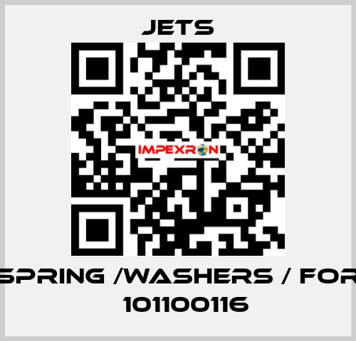 spring /washers / for 	101100116 JETS