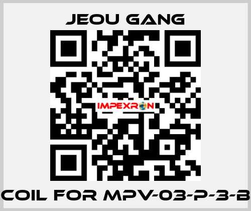 coil for MPV-03-P-3-B Jeou Gang