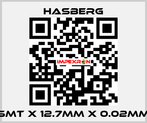 5mt X 12.7mm X 0.02mm Hasberg