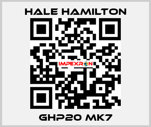 GHP20 MK7 HALE HAMILTON