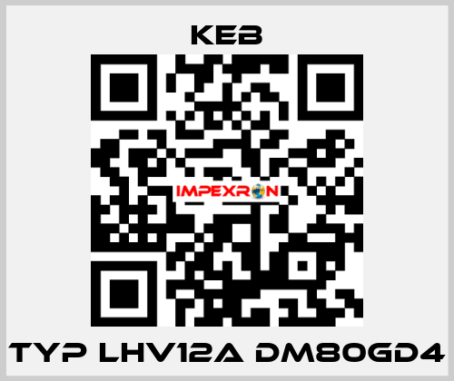Typ LHV12A DM80GD4 KEB