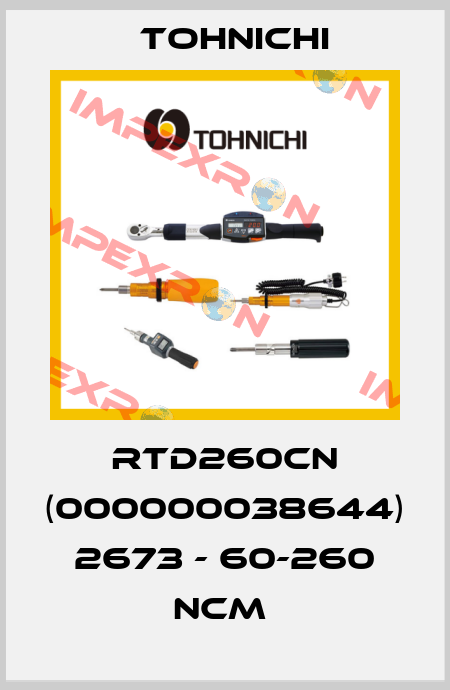 RTD260CN (000000038644)  2673 - 60-260 Ncm  Tohnichi