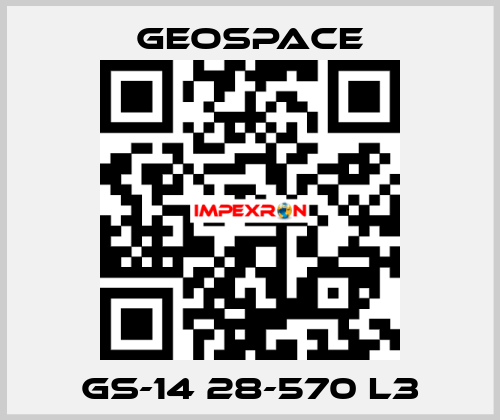GS-14 28-570 L3 GeoSpace