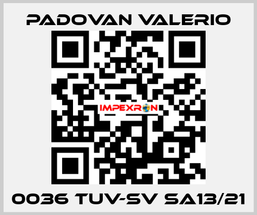 0036 TUV-SV SA13/21 PADOVAN VALERIO
