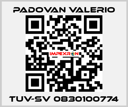 TUV-SV 0830100774 PADOVAN VALERIO