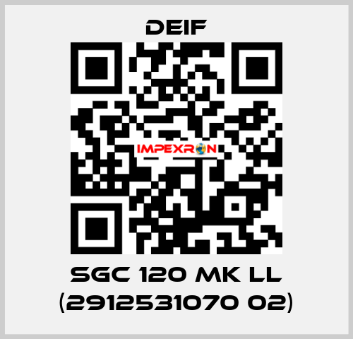 SGC 120 Mk ll (2912531070 02) Deif