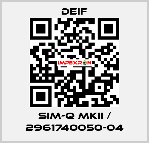 SIM-Q MKII / 2961740050-04 Deif