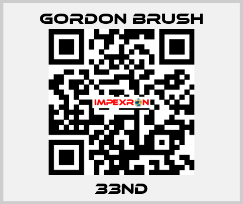 33ND Gordon Brush