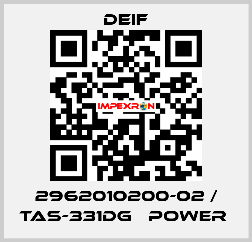 2962010200-02 / TAS-331DG   power  Deif