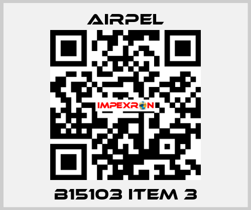 B15103 ITEM 3 Airpel