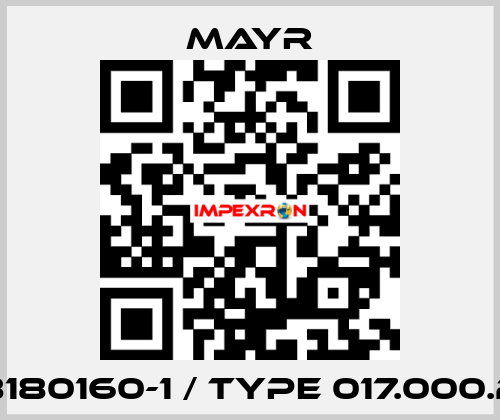 8180160-1 / Type 017.000.2 Mayr