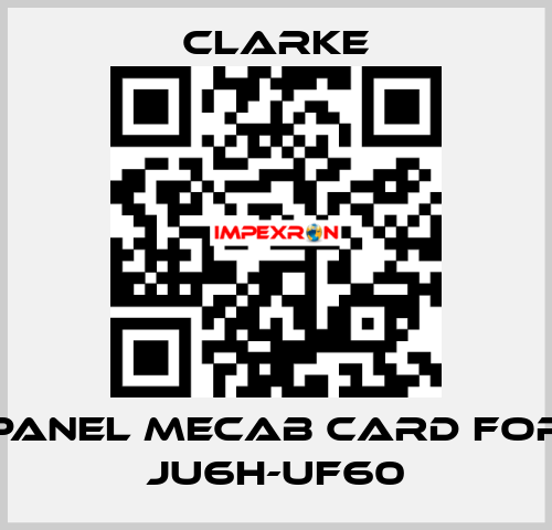 panel mecab card for JU6H-UF60 Clarke