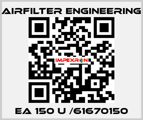 EA 150 U /61670150 Airfilter Engineering