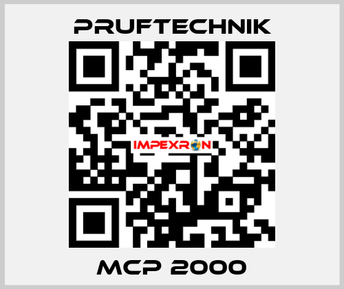 MCP 2000 Pruftechnik