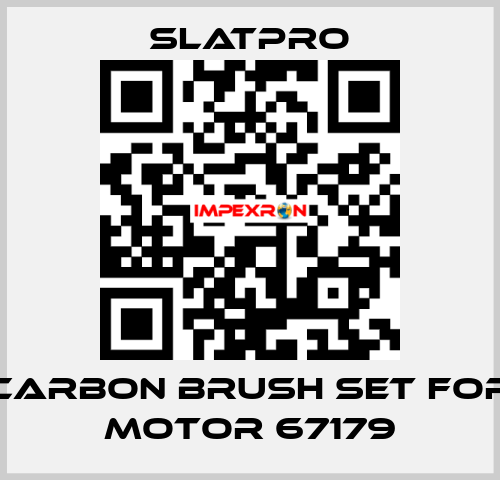 Carbon Brush Set for motor 67179 SlatPro