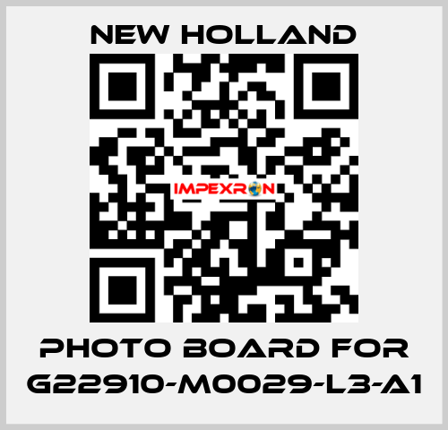 Photo Board for G22910-M0029-L3-A1 New Holland