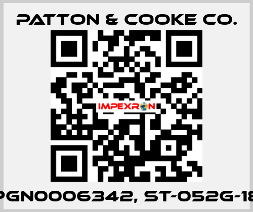 PGN0006342, ST-052G-18 Patton & Cooke Co.